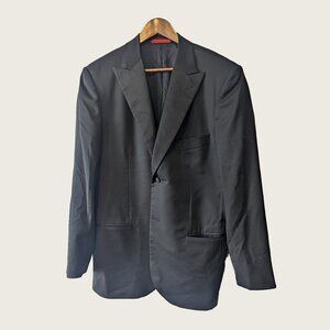 ISAIA - Black formal 2-button jacket - Sz 54